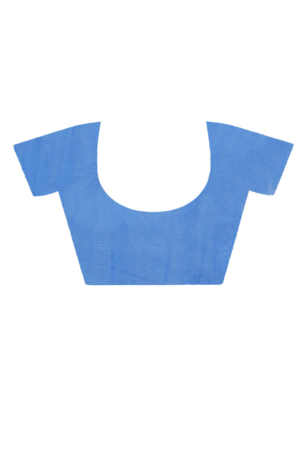 Sky Blue Blended Cotton Joba Hand Loom Saree (1273)